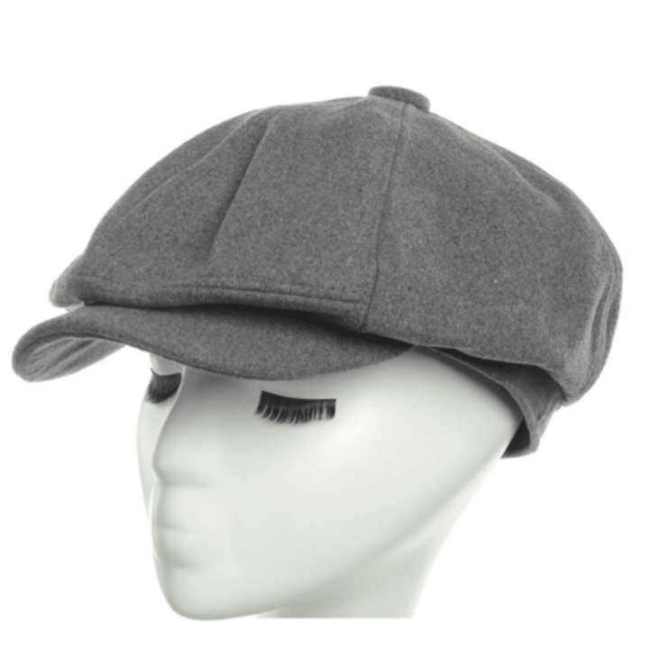 Casual Woolen Cloth British Men'S Beret Octagonal - MRSLM