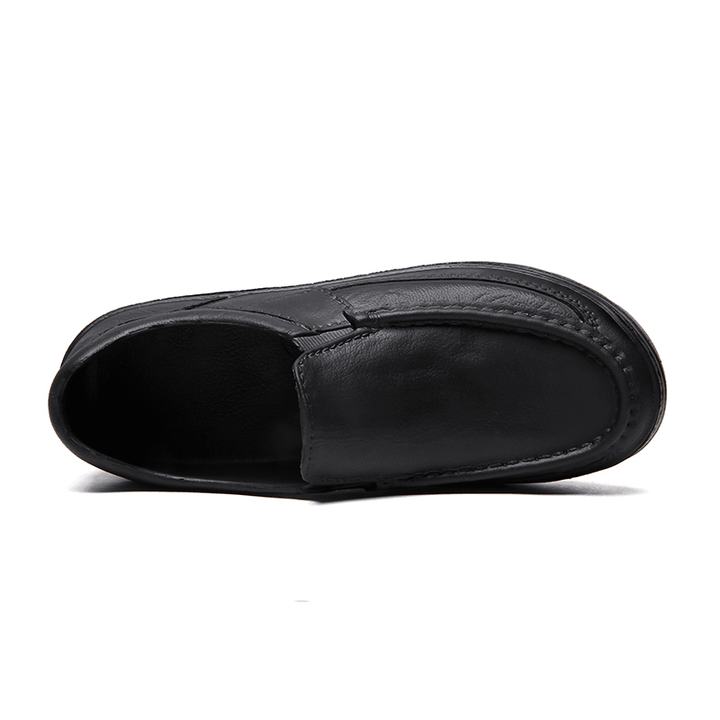 Men Retro Soft Slip Resistant Business Casual Dress Shoes - MRSLM