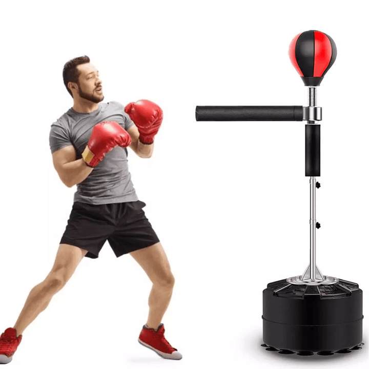 Bominfit BT1 Boxing Speed Response Target Durable Adjustable Height Training Boxing Ball Professional Heavy Stand Punching Bag - MRSLM