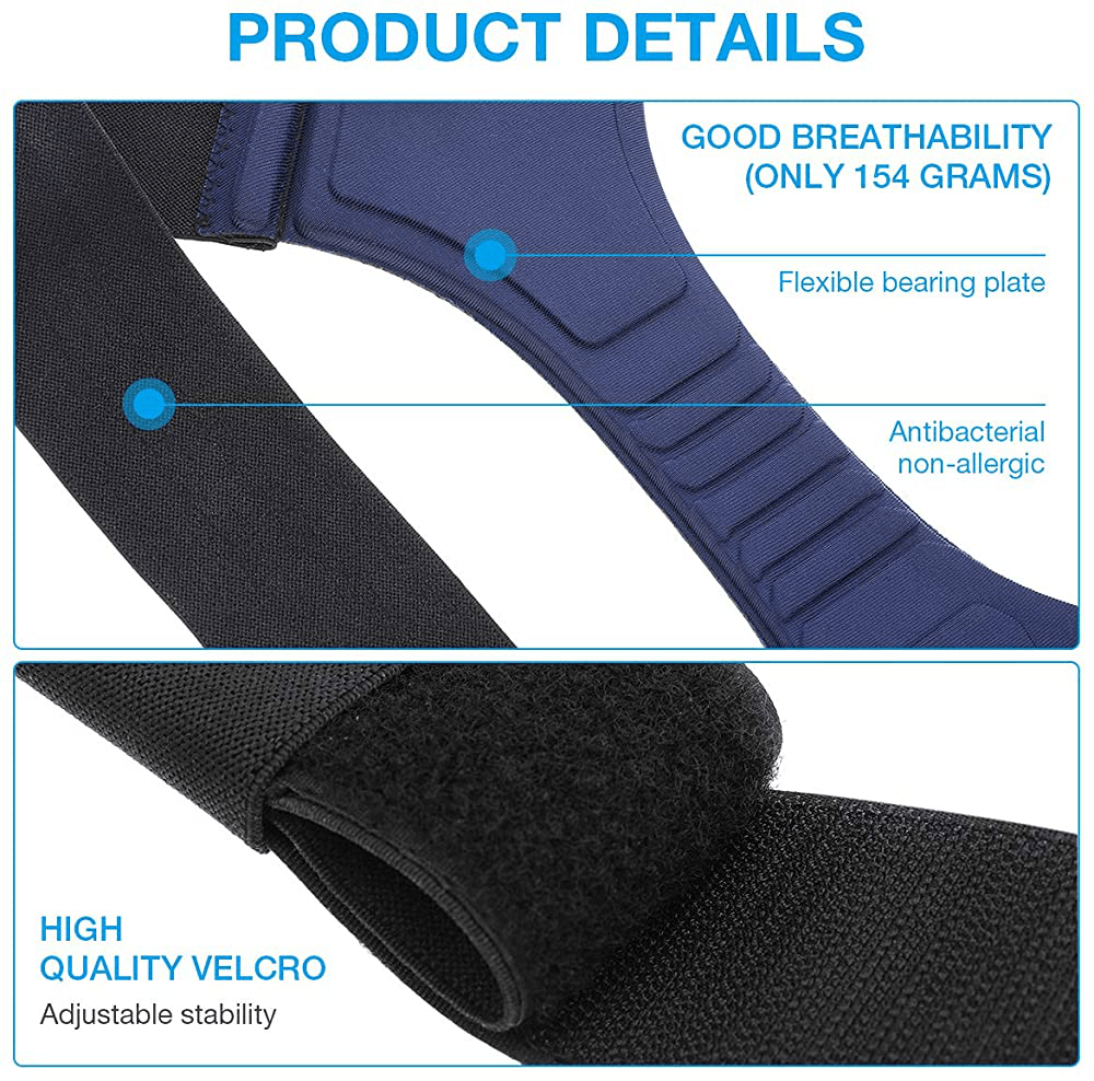 Adjustable Posture Corrector Back Support Shoulder Spinal Support Physical Therapy Health Fixer Tape for Men Women - MRSLM