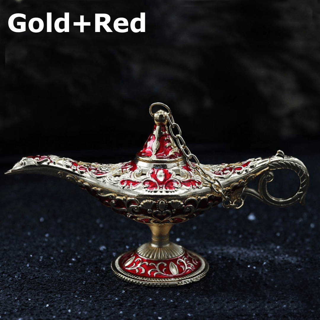 Aladdin Magic Genie Light Oil Lamp Pot Mini Legend Light Stunning Home Decorations - MRSLM