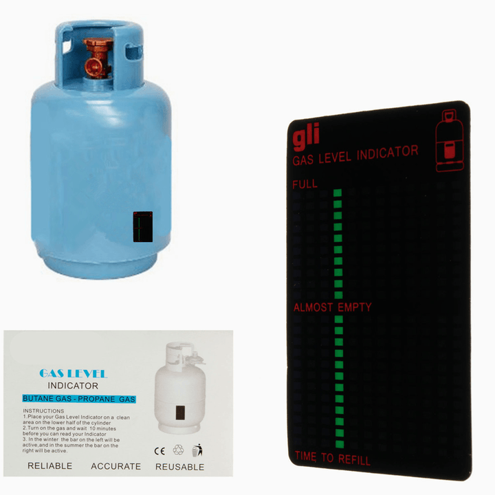 Propane Butane LPG Fuel Gas Tank Level Indicator Magnetic Gauge Caravan Bottle - MRSLM