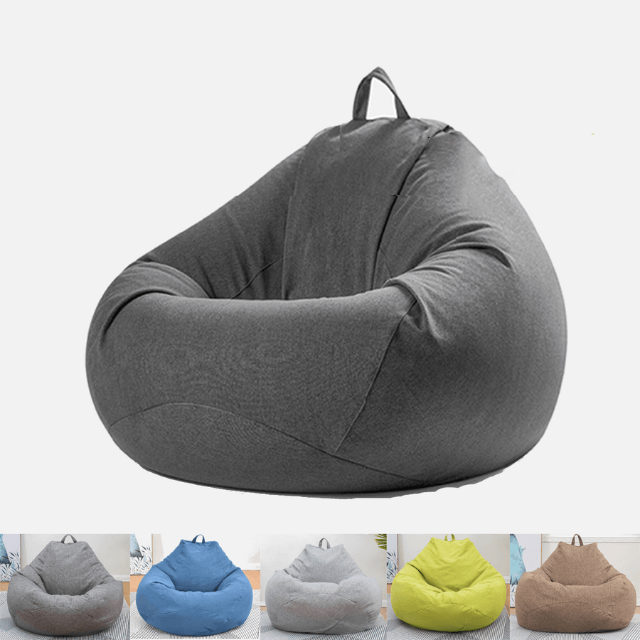 Extra Large Bean Bag Chair Lazy Sofa Cover Indoor Outdoor Game Seat Beanbag - MRSLM