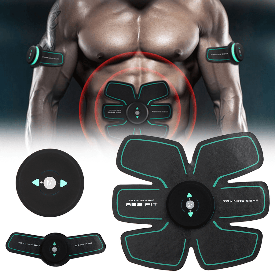 KALOAD Abdominal Muscle Trainer USB Charging Smart ABS Fitness Body Shape Simulator - MRSLM