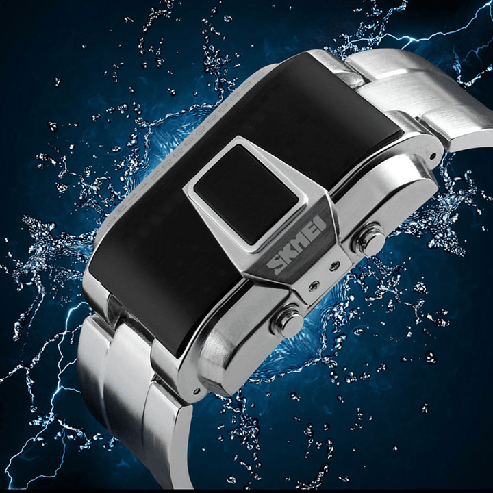 SKMEI 1179 Fashion Men Watch Waterproof Creative LED Digital Watch - MRSLM