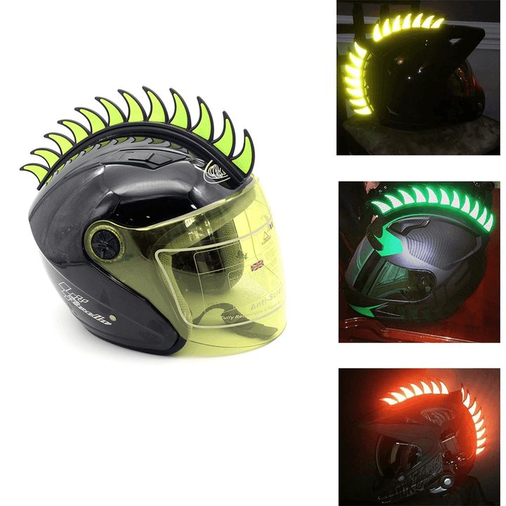 New Reflective Decals Sticker for Rubber Helmet Mohawk Warhawk Spikes Dirtbike Motorcycle - MRSLM