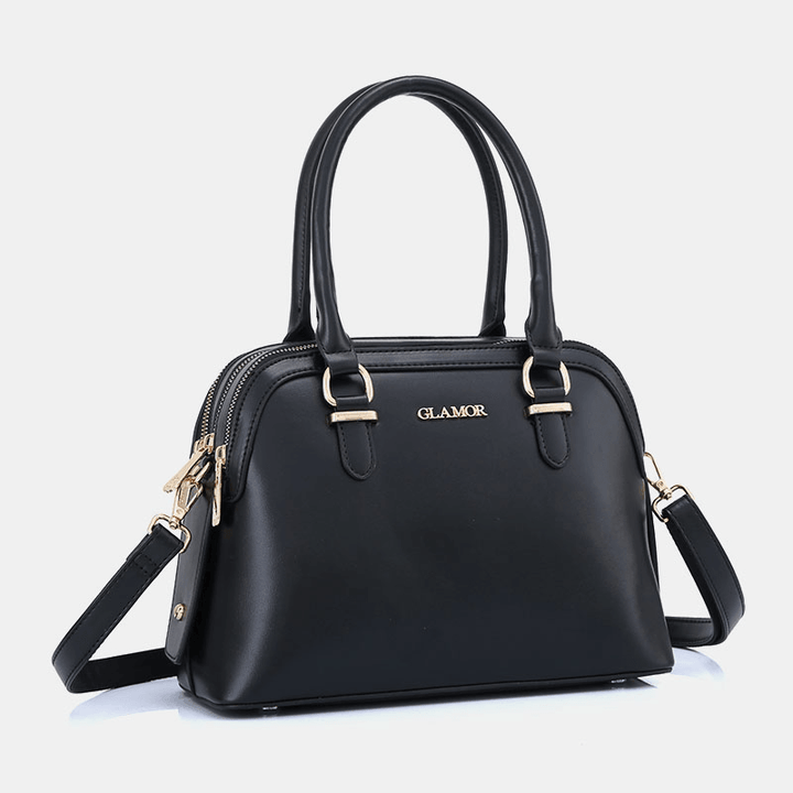 Women PU Leather Multi-Compartment Large Capacity Crossbody Bags Handbag Shoulder Bag - MRSLM