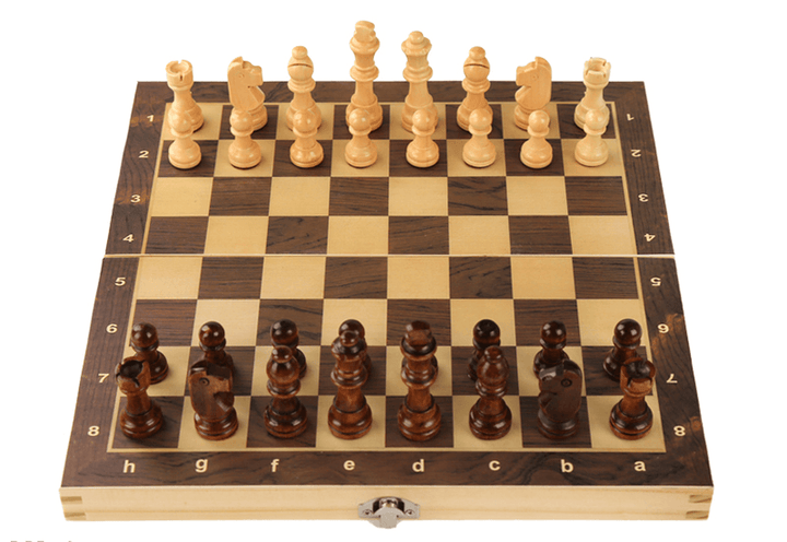 Magnetic Solid Wood Mini Folding Chessboard Small Magnetic Chess - MRSLM