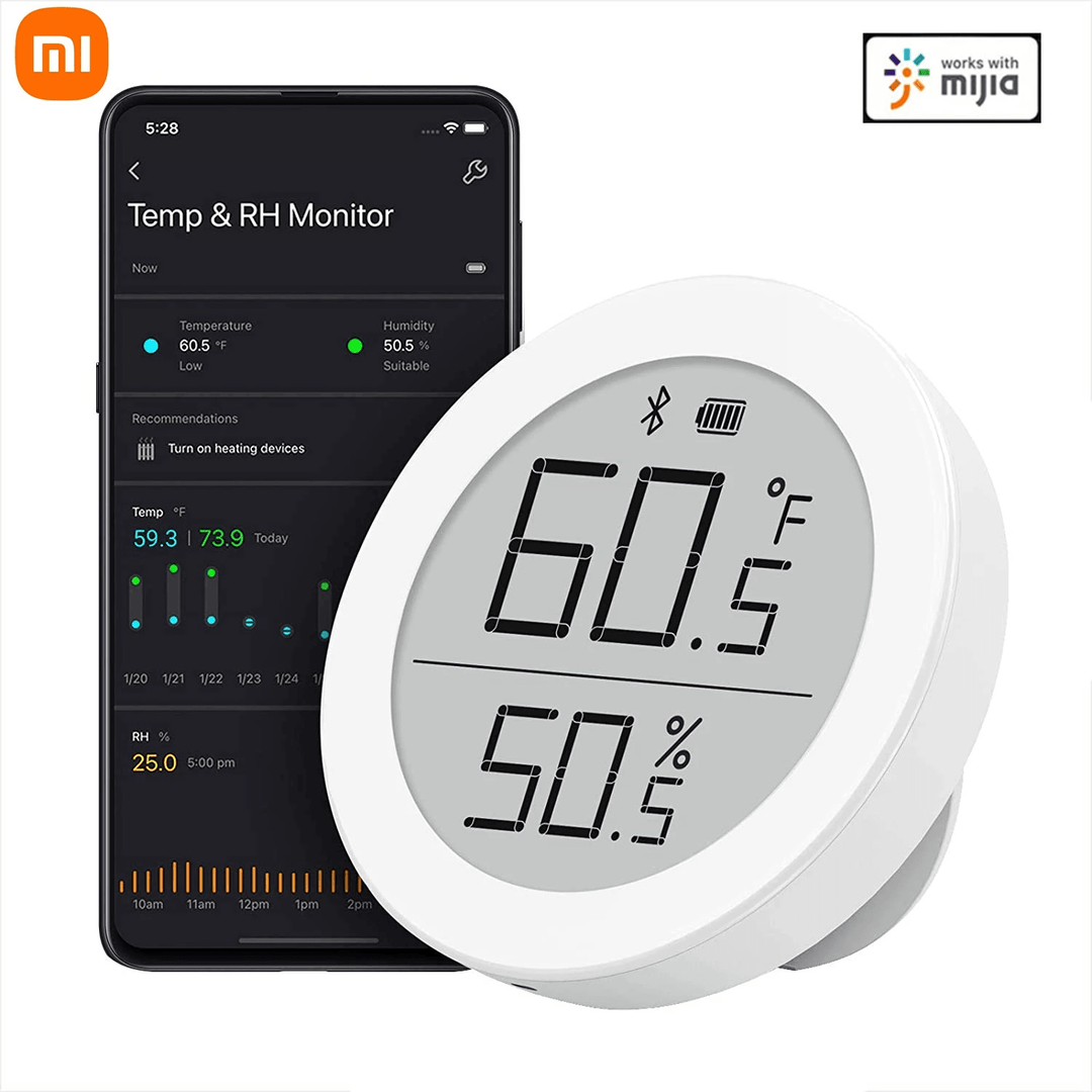 Cleargrass H Version Bluetooth Thermometer Hygrometer for Apple Siri Temperature and Humidity Sensor Supports from Xiaomi Youpin - MRSLM