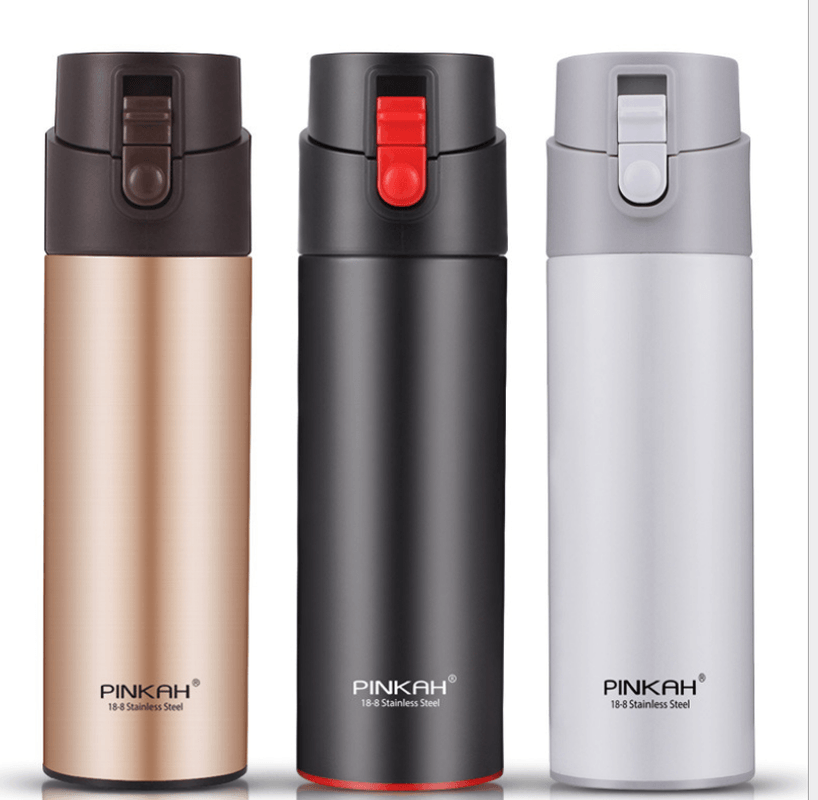 PINKAH 530ML Thermos Bottle with Tea Filter Vacuum Flask Sealed Leakproof Stainless Steel Big Capacity Travel Insulated Cup - MRSLM