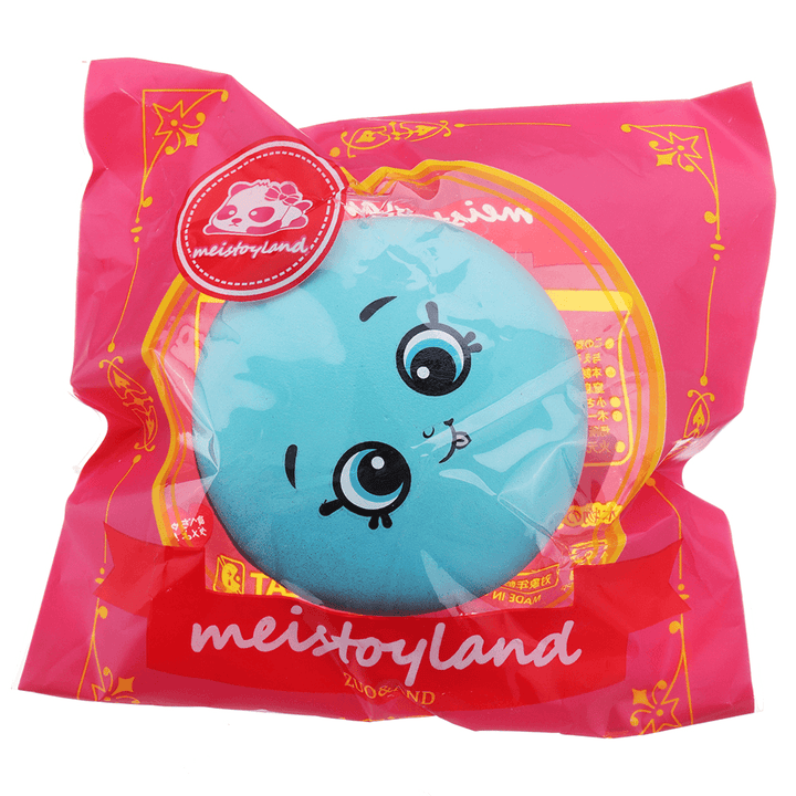 Meistoyland Squishy Burger Bread Soft Slow Rising Bun Kawaii Cartoon Toy Gift Collection - MRSLM