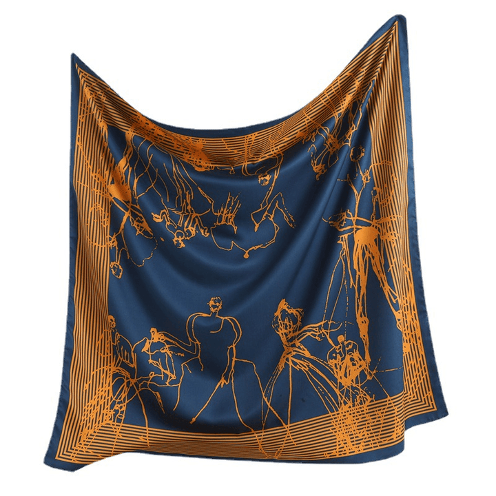 Temperament Silk Scarf Women Fashion and Generous - MRSLM