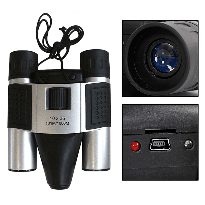 Ipree® DT08 10X25 USB2.0 HD Long Distance Telescope Digital Camera Video Recording Binocular - MRSLM