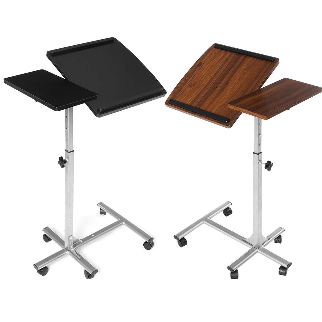 Douxlife® DL-RT01 Laptop Desk Rolling Table Height Adjustable Tiliting MDF Steel Frame for Home Office - MRSLM