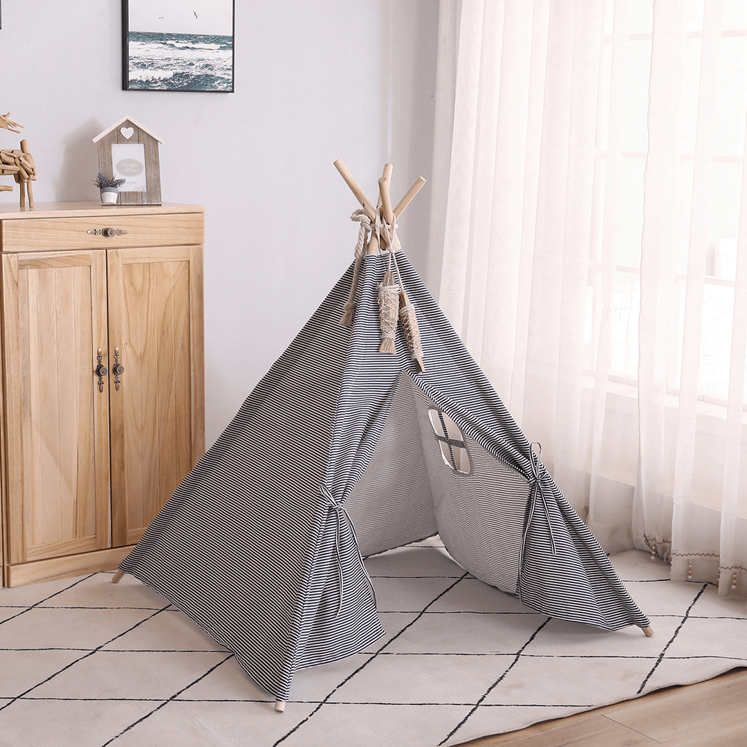 Indoor Children Kids Play Tent Teepee Wigwam Gift Pretend Playhouse Sleeping Dome Toys Castle Cubby - MRSLM
