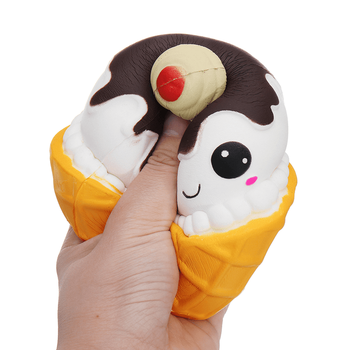 Squishy Ice Cream Cup Squishy 10Cm*12Cm Slow Rising Toy Cute Doll for Kid - MRSLM