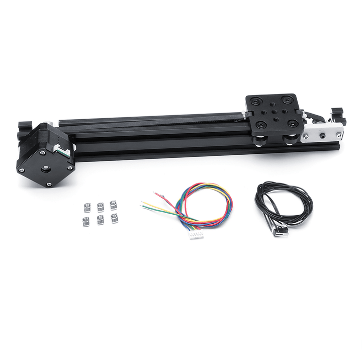HANPOSE HPV2 Linear Guide Set Openbuilds V Linear Actuator Effective Travel 100-400Mm Linear Module with 17HS3401S Stepper Motor - MRSLM