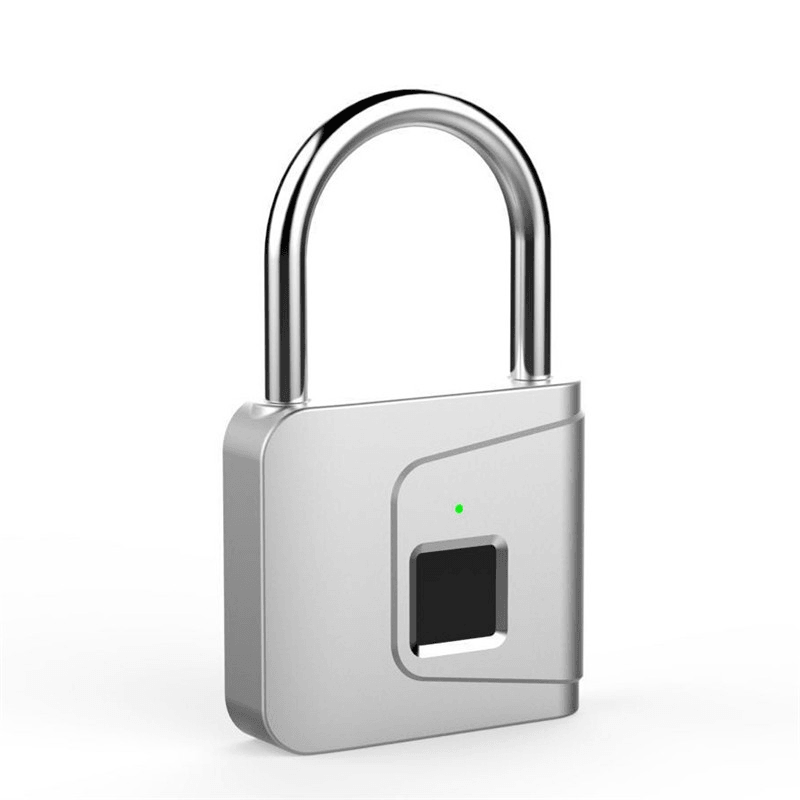 Smart Lock Fingerprint Padlock Luggage Lock Automatic Smart Bicycle Luggage Lock - MRSLM