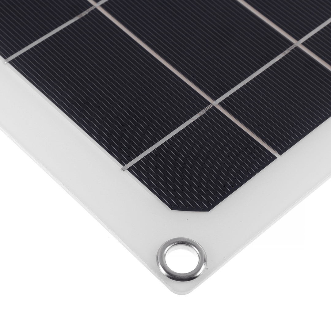 50W Monocrystalline Silicon Solar Panel Dual USB 12V / 18V Waterproof Solar Panel for Outdoor RV - MRSLM