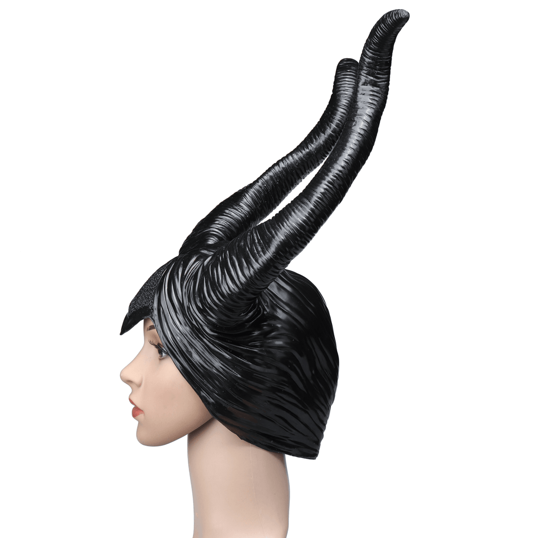 Black Horns Halloween Party Costume Witch Headgear Cosplay - MRSLM