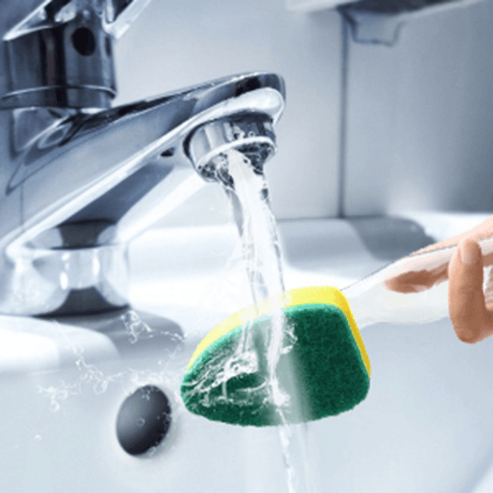 Kitchen Cleaning Brush Utensils Cleaner Press Type Non-Stick Oil for Kitchen Hydraulic Dishwashing Decontamination Tools Pot Artifact - MRSLM