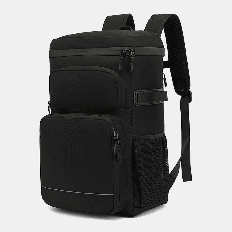 Men Casual Waterproof Large Capacity Dacron Backpack Multi-Pocket Outdoor Camping Bag - MRSLM