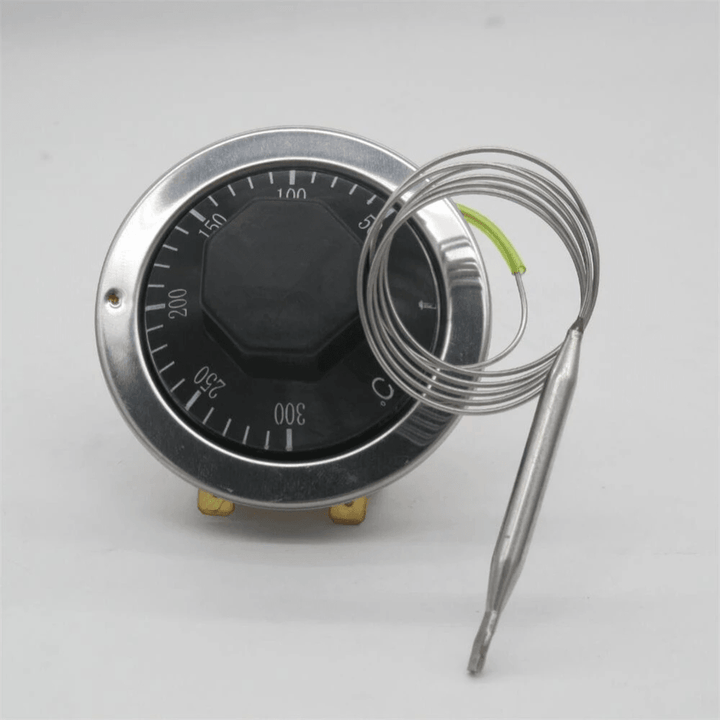 Thermostat AC220V 16A Dial Temperature Control Switch Sensor for Electric Oven 50-300C Dial Specially Designed Thermocouple - MRSLM