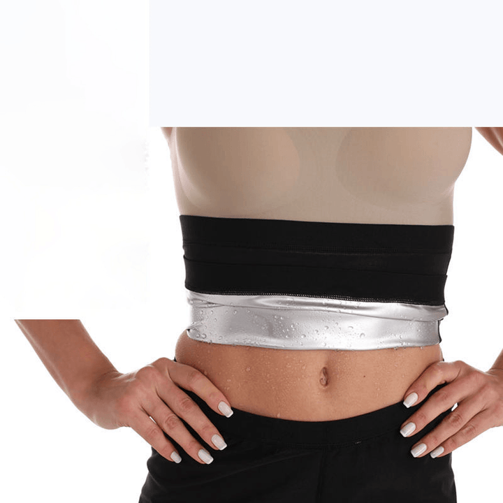 Ladies Sauna Sweat Belt Sculpting Sweat Abdomen Belt Plastic Belt - MRSLM