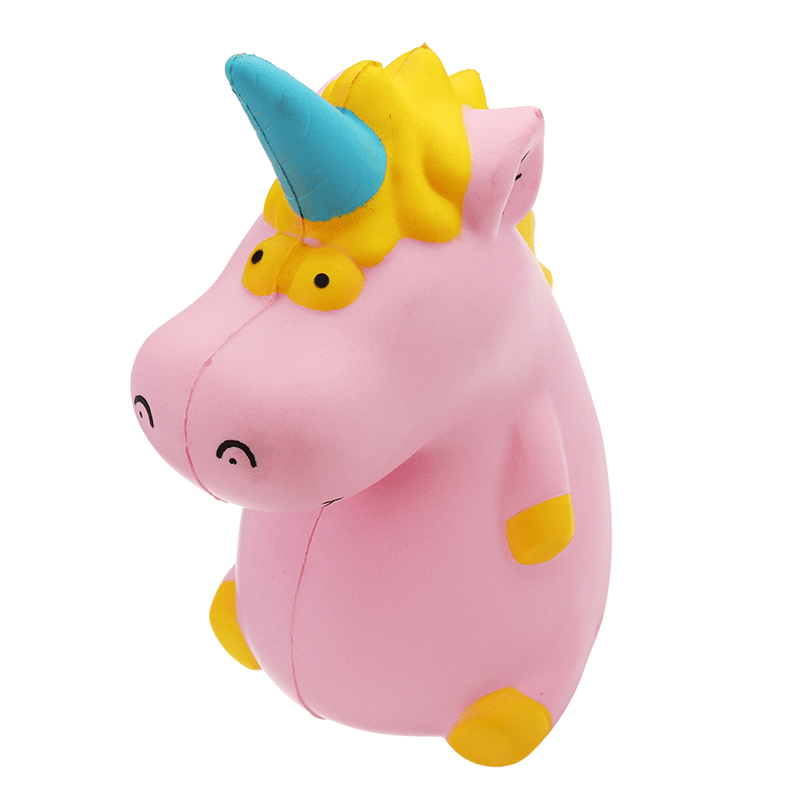 Areedy Squishy Baby Unicorn Hippo 14Cm*10Cm*8Cm Licensed Super Slow Rising Cute Pink Scented Original Package - MRSLM