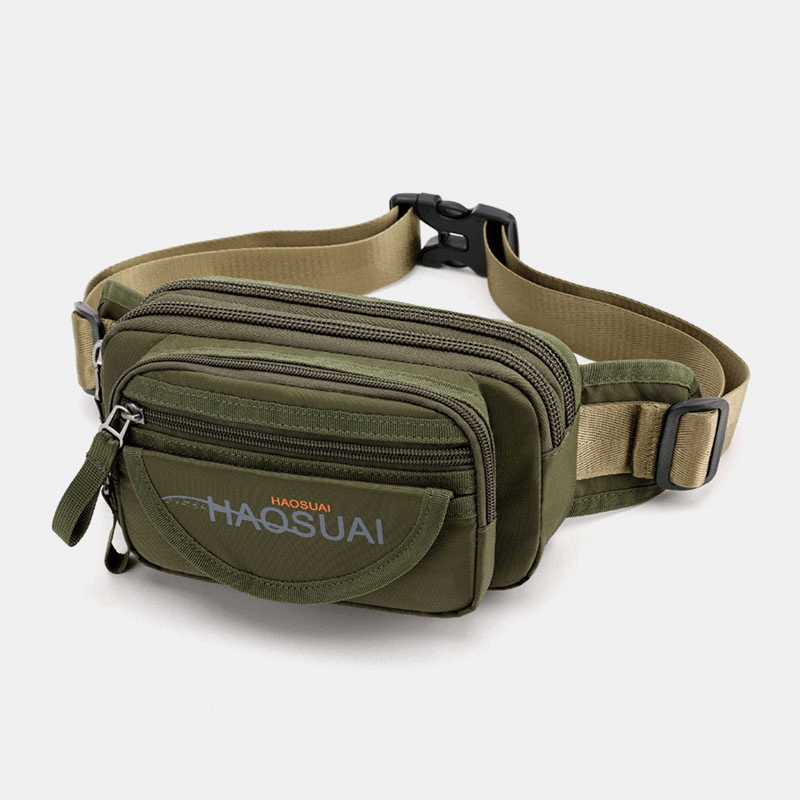 Men Waterproof Multi-Pocket Camouflage Outdoor Chest Bag Belt Bag Sling Bag - MRSLM