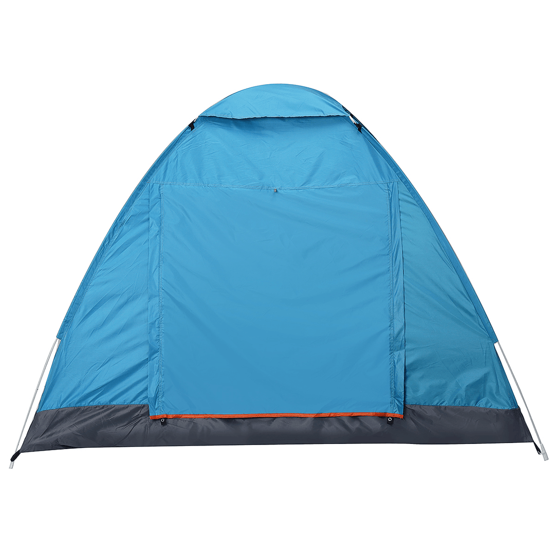 3-4 Person Automatic Camping Tent Portable Waterproof Sunshade Canopy Beach Travel with Moisture-Proof Mat - MRSLM