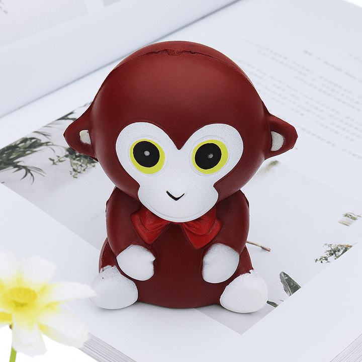 Monkey Squishy 10.5*9*7CM Slow Rising Soft Animal Collection Gift Decor Toy with Packaging - MRSLM
