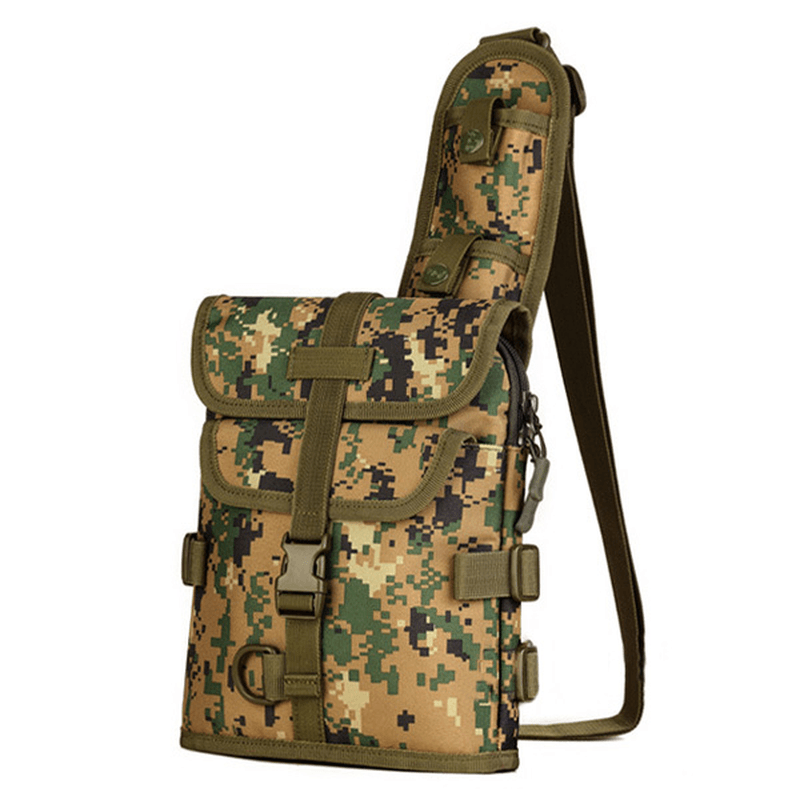Men Women Outdoor Tactical Shoulder Bag Double Use Sports Hiking Multifunction Backpack - MRSLM