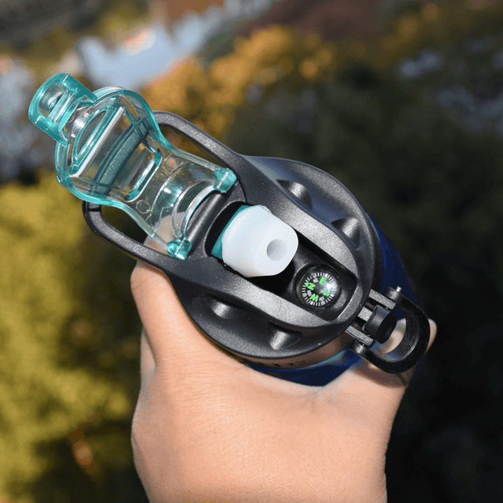 650Ml Filter Water Bottle 1500L Water Filter Capacity BPA Free Leak-Proof Filter Water Cup 250Ml/Min Clean Water Camping Hiking Travel Fishing - MRSLM
