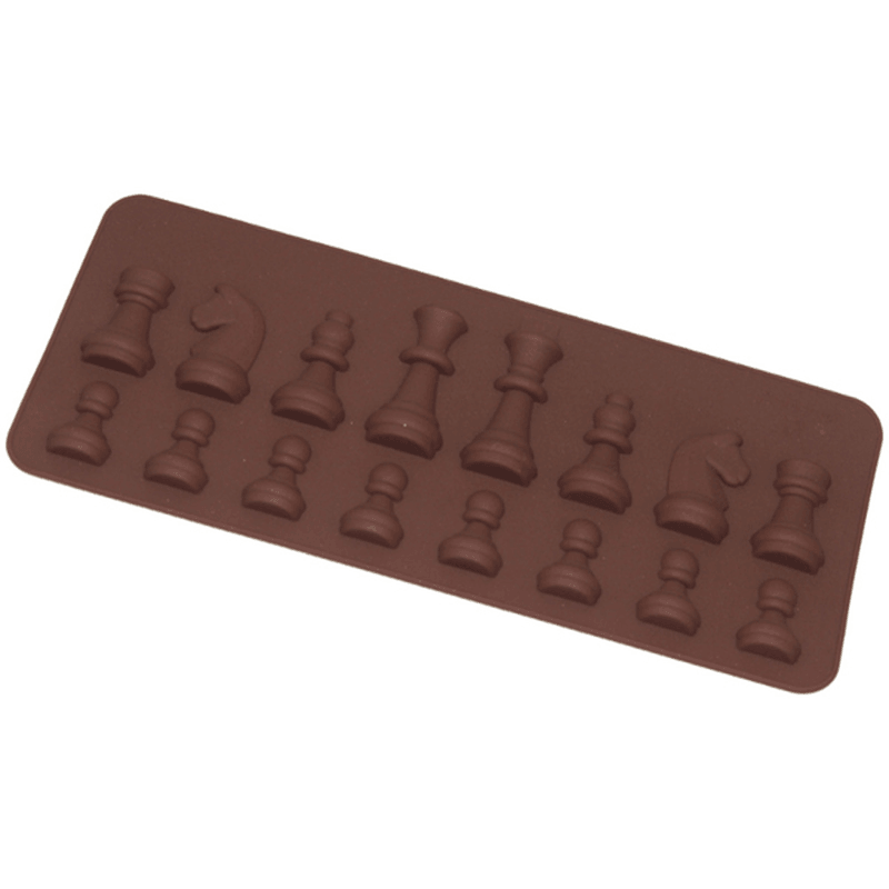 Honana CF-BW16 Silicone Chess Fondant Cake Mold Chocolate Candy Sugar Mould Bakeware Decorating Tool - MRSLM