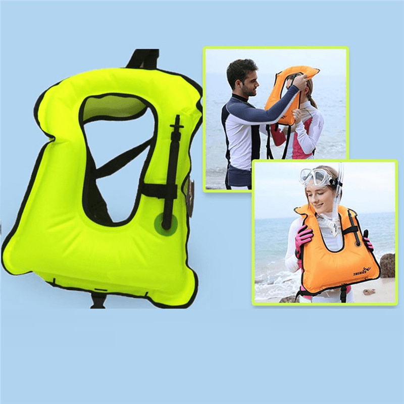 Manual Inflatable Life Jacket Lifebuoy Water Sports Equipment Clothes Vest - MRSLM