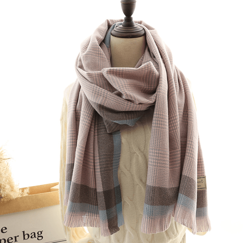Thickened Cashmere Thermal Shawl Dual-Use Scarf - MRSLM