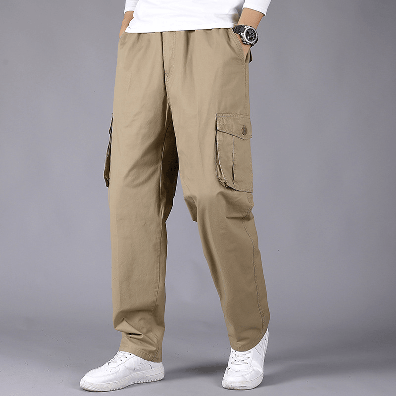 Thin Fat Pants Korean Style Loose Straight Leg - MRSLM