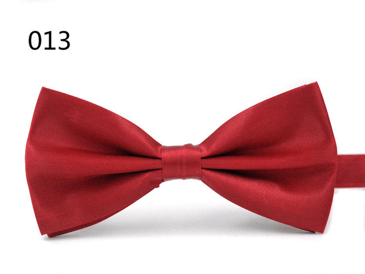 Bright Casual Men'S Solid Color Bow Tie - MRSLM