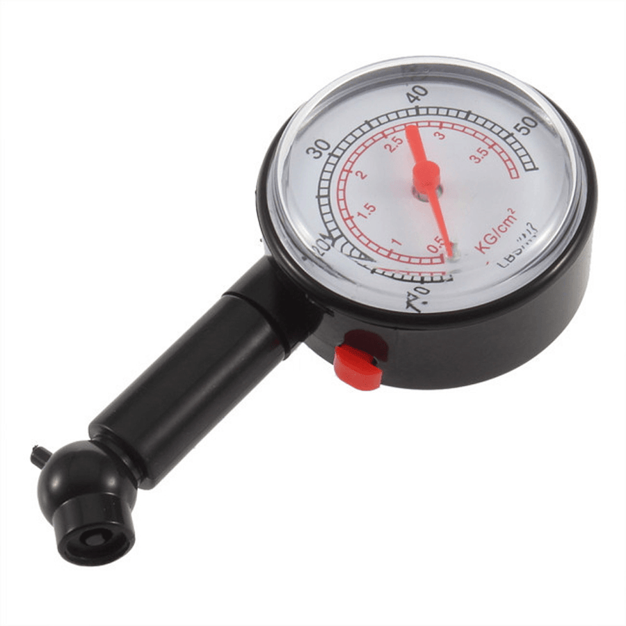 (0 - 50)PSI (0 - 3.5)BAR Dial Tire Pressure Gauge Meter Pressure Tyre Measurement Tool - MRSLM