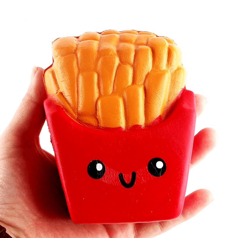 Sanqi Elan Squishy French Fries Chips Licensed Slow Rising with Packaging Collection Gift Decor Toy - MRSLM
