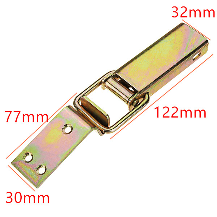 Iron Toggle Latch Catch Hasp Clamp Clip Duck Billed Buckles for Wood Box Case - MRSLM