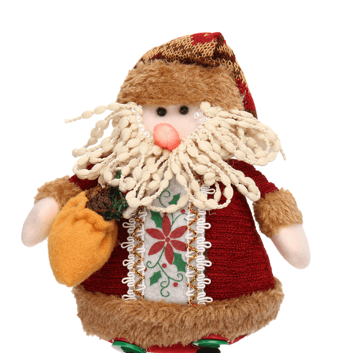 Santa Snowman Reindeer Doll Christmas Decoration Tree Hanging Ornament Gift - MRSLM