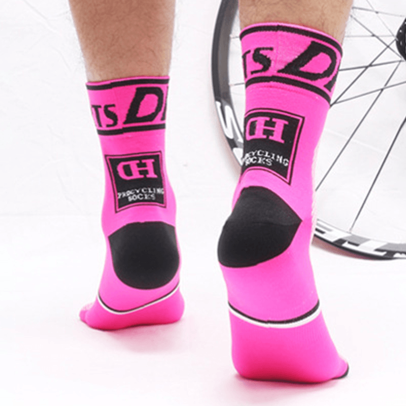 DH Sports Mens Womens Cycling Cushion Crew Sock - MRSLM