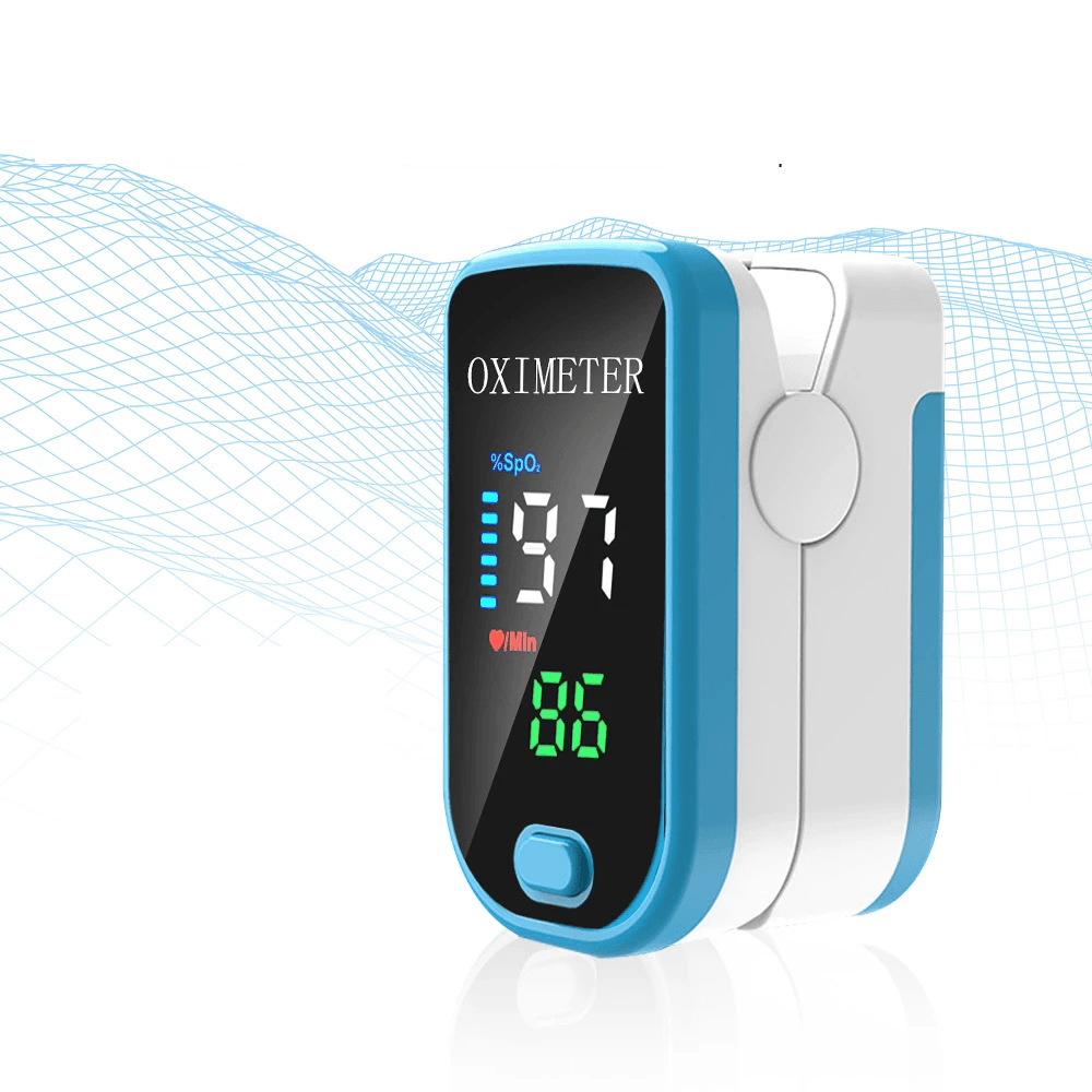 Digital Pulse Oximeter Finger Clip Heart Rate Monitor Oximetro Household Spo2 Monitor Oxymetre Finger Clip Heart Rate Monitor - MRSLM