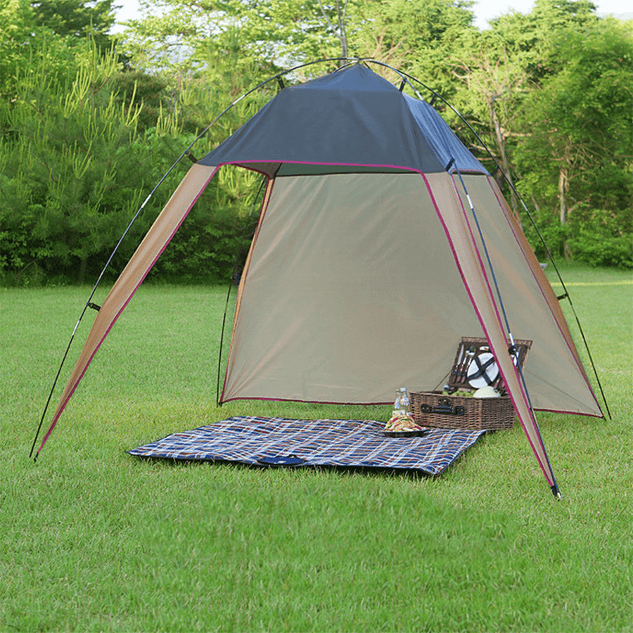 Outdoor Canopy Lightweight Tent Windshield Shade Large Awning for Camping Picnic Beach - MRSLM
