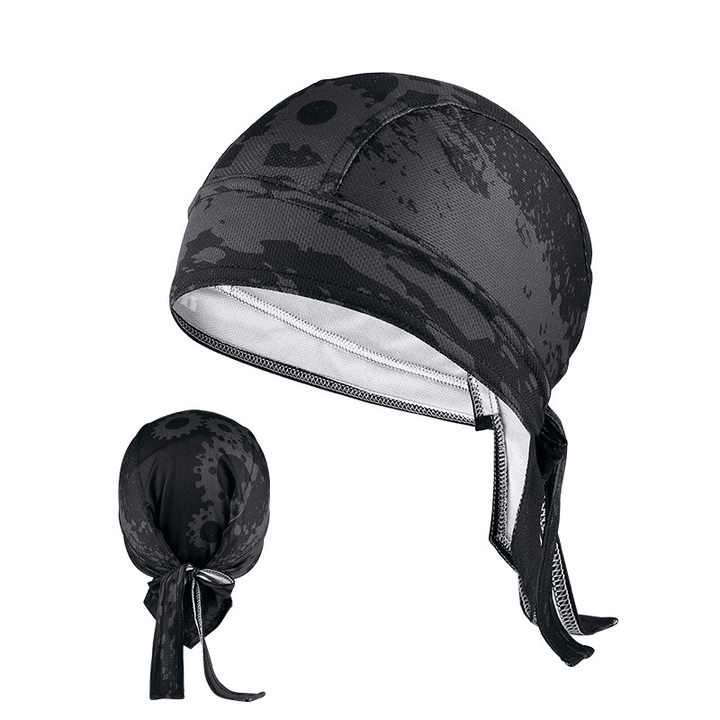 Wicking Printting Cycling Headband Running Beanies Hat - MRSLM