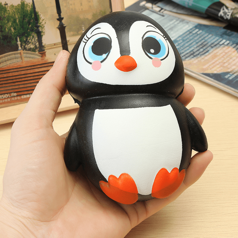 Squishy Penguin Jumbo 13Cm Slow Rising Soft Kawaii Cute Collection Gift Decor Toy - MRSLM