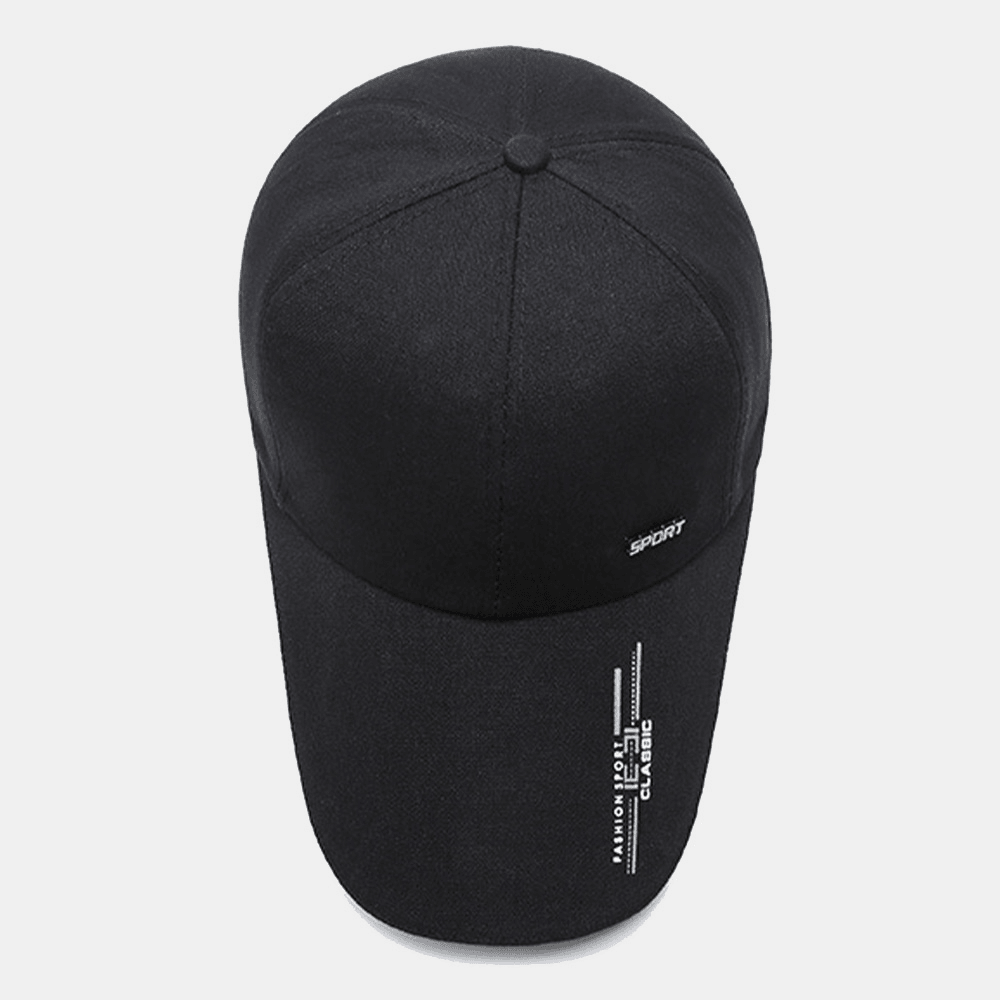 Unisex Casual Canvas Lengthen Brim Bag Brim Baseball Cap Outdoor Cycling Fishing Sunshade Adjustable Hat - MRSLM