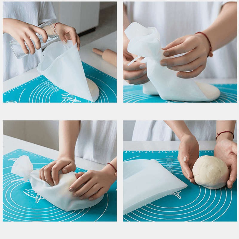 Multifunctional Household Non-Stick Hand Kneading Dough Bag Food Grade Silicone Material - MRSLM